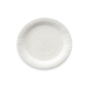 Papirnati tanjur d=170 mm bijeli glaziran (100 kom/pak)