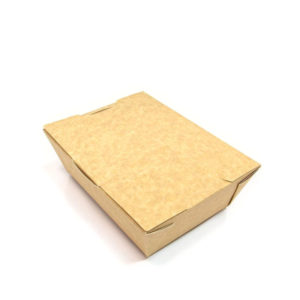 Papirnata posuda ECO LUNCH BOX 600 ml 150x115x50 mm kraft (350 kom/pak)