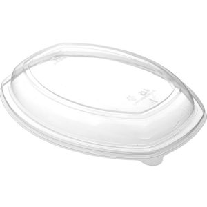 Poklopac PP za ovalnu posudu 1450 ml 257x202x35 mm prozirni (70 kom/pak) [5 kom/pak]