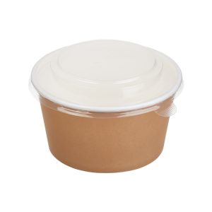 Posuda papirnata Tambien ECO 720ml d=135 mm, h=68mm kraft, za poklopcem, 50 kom (komplet)