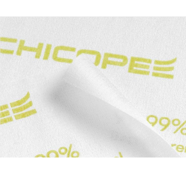 Krpa od mikrovlakana 34×40 cm 40 kom / pakiranje MICROFIBER LIGHT WIPE Chicopee žuti print (74735)