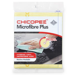 Krpa od mikrovlakana 34×40 cm 5 kom / pakiranje MICROFIBER PLUS CLOTH Chicopee zuta (74723)