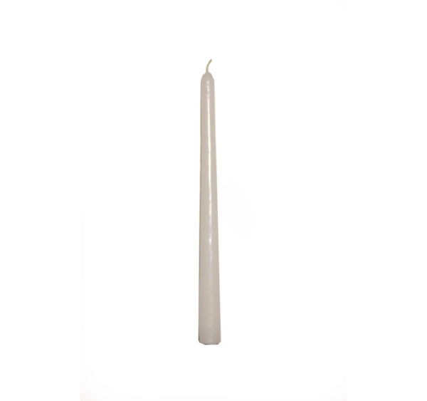 Konusna svijeća bijela h=25 cm