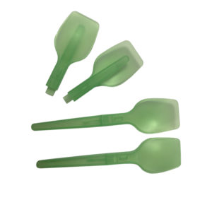 Plastična žlička 10,7 cm zelena (sklopljiva) (4000 kom/pak)