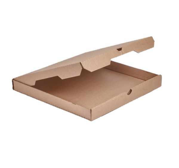 Kutija za pizzu 330x330x40 mm mikro valoviti karton (50 kom/pak)