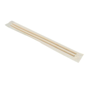 Drveni štapići za jelo, pojedinačno zamotani