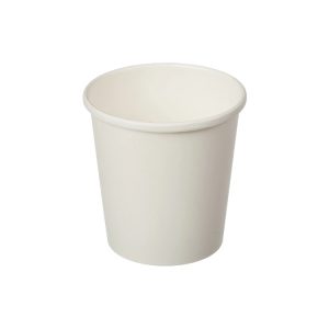 Papirnata posuda 440 ml d=98 mm h=99 mm bijela, bez poklopca 40 kom