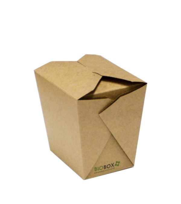 Papirnata posuda BioBox za WOK 700 ml kraft (50 kom/pak)