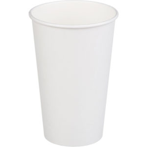 Čaša papirnata 400 ml d=90 mm 1-slojna bijela (50 kom/pak)