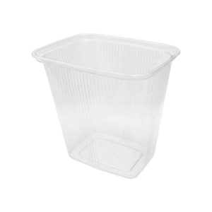 Posuda PP 500 ml 108x82x104 mm prozirna, bez poklopca [50 kom/pak]