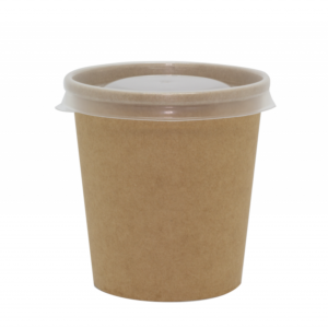 Papirnata posuda za juhu BioBox 440 ml d=98 mm h=99 mm kraft bez poklopca (40 kom/pak)