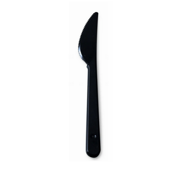 Plastični nož 18сm crni Premium TaMbien (500 kom/pak)