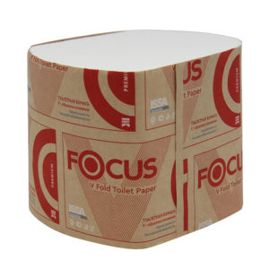 Toaletni papir 2 sl u listovima bijeli Focus 200 l/pak