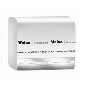 Toaletni papir 2 sl u listovima bijeli 252  l/pak Veiro Professional Comfort (ТV201)