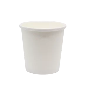 Papirnata posuda za juhu BioBox 440 ml d=98 mm h= 99 mm bijela (komplet)