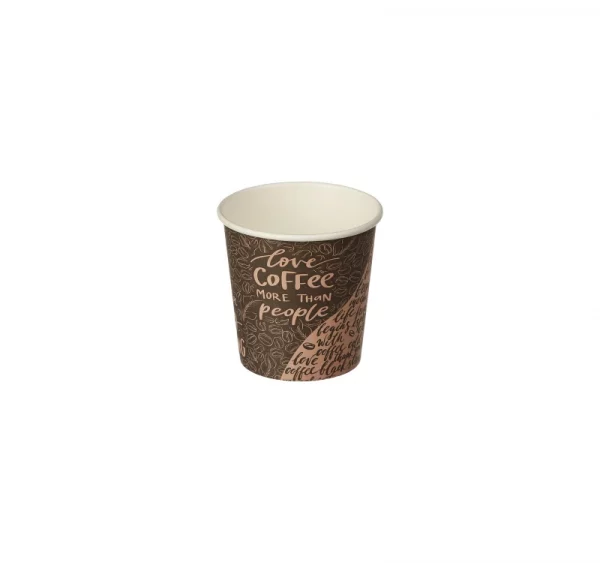 Čaša papirnata 100 ml d=62 mm 1-slojna Coffee (100 kom/pak)