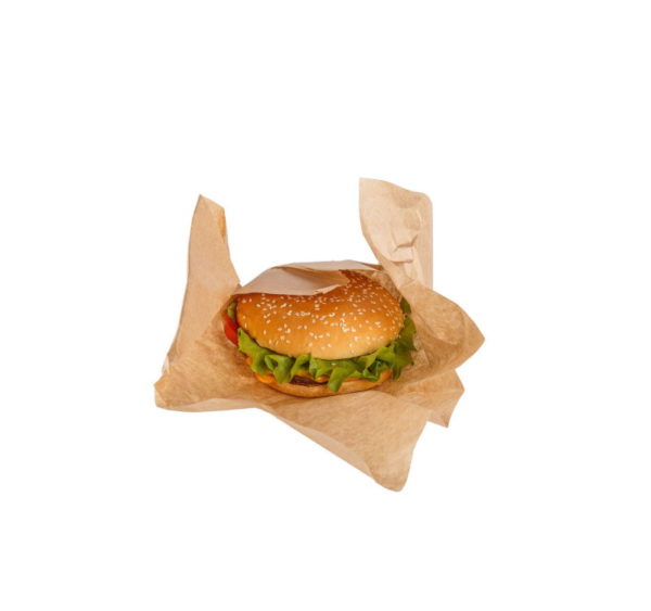Papir za zamatanje hamburgere 300х300 mm kraft (2000 kom/pak)