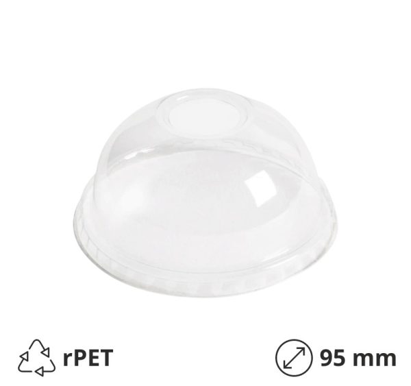 Poklopac z rupom rPET d=95 mm [90 kom/pak]