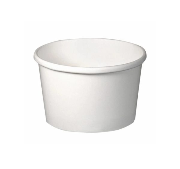 Papirnata skodelica 245 ml d=98 mm h=55 mm bijela 10 kom