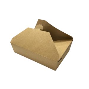 Papirnata posuda Menu Box 1500 ml 194x140x48 mm, kraft 50 kom