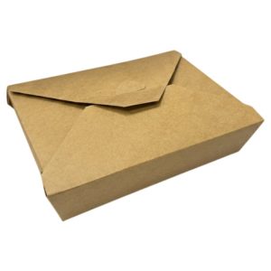 Papirnata posuda Menu Box 1500 ml 194x140x48 mm, kraft 50 kom