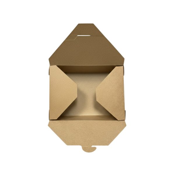 Papirnata posuda Menu Box 1500 ml 194x140x48 mm, kraft 50 kom