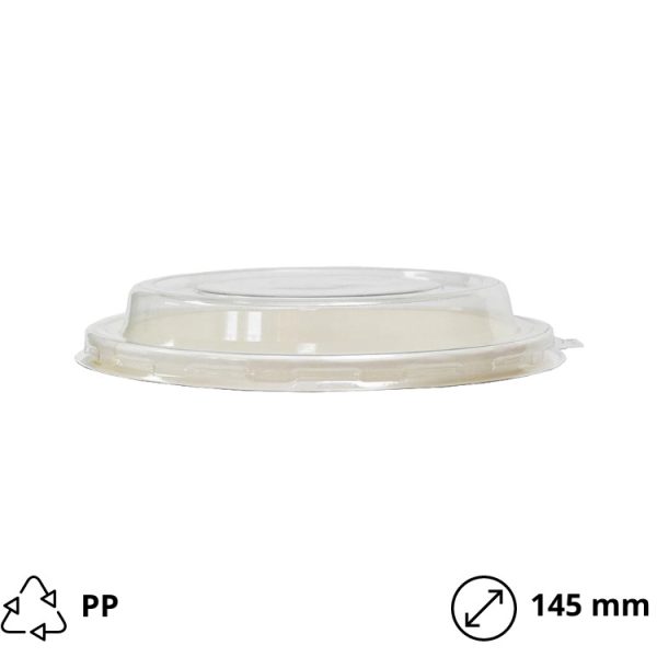 Poklopac za papirnatu posudu 750 ml PET d=145 mm 50 kom