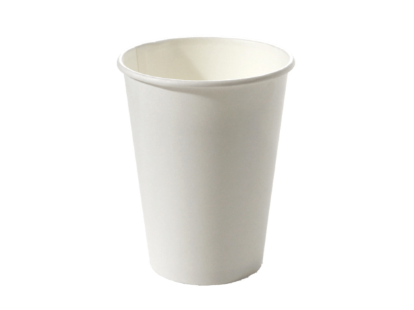 Čaša papirnata 250 ml d=80 mm 1-slojna bijela (25 kom/pak)