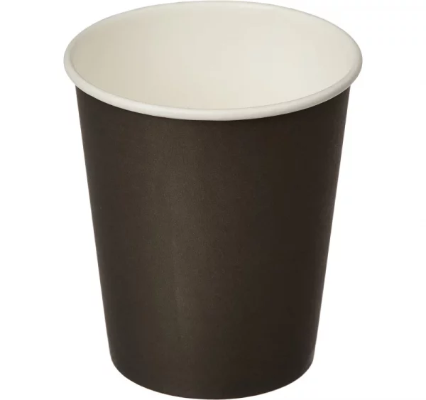 Čaša papirnata 250 ml d=80 mm 1-slojna crna (50 kom/pak)