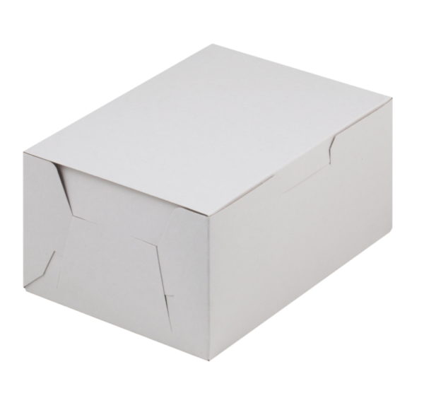 Kutija za deserte 150x110x75 mm, bijela, valoviti karton (50 kom/pak)
