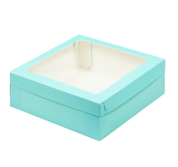 Kutija za marshmallow, deserte i torto 200x200x70 mm Tiffany (50 kom/pak)