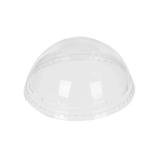 Plastični  kupola sa otvorom PS za papirnatu posudu 245 ml d=93 mm