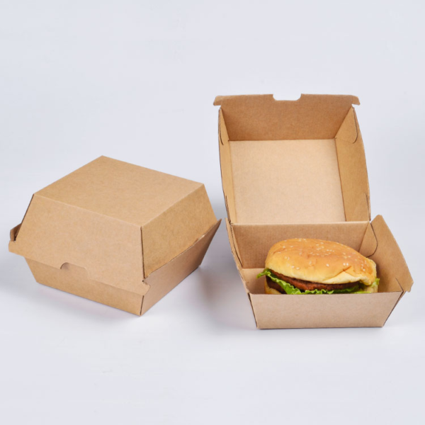 Burger embalaža 112х112х108 mm kraft (50 kom/pak)