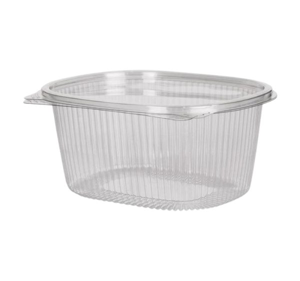 Posuda PET za poklopcem 1000 ml 175×144х79 mm prozirna [120 kom/pak]