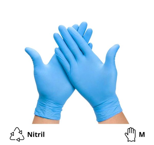 Rukavice nitril 100 kom plava M