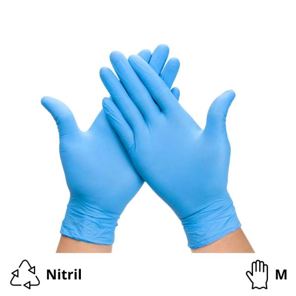 Rukavice nitril 100 kom plava M