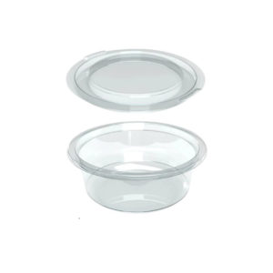 Posuda za umake za poklopcem PET 100 ml, 50 kom (komplet)