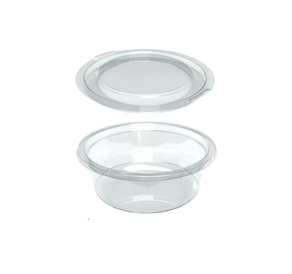 Posuda za umake za poklopcem PET 100 ml, 50 kom (komplet)