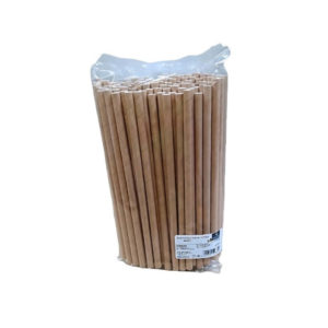 Slamke papirnate  l=197 mm d=8 mm kraft pojedinacno pakiranje 250 kom/pak