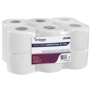 Toaletni papir 2 sl 110 m bijeli 12 rol (12 kom/pak)