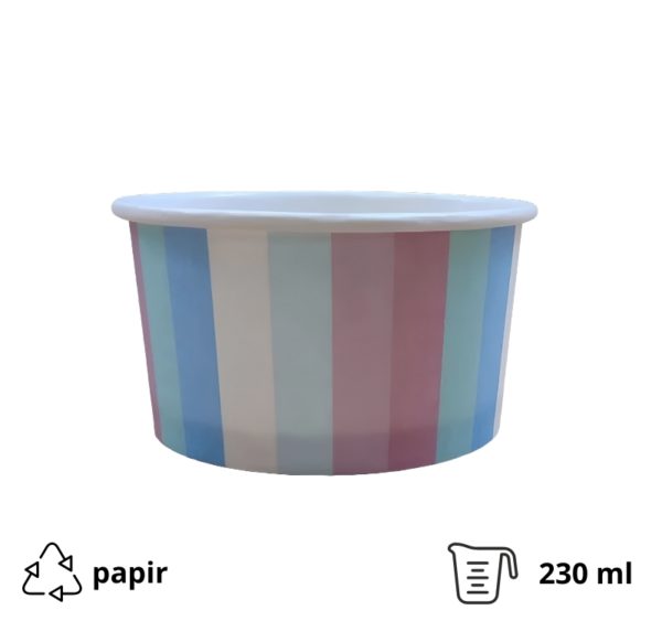 Papirnata skodelica 230 ml Trake 30 kom