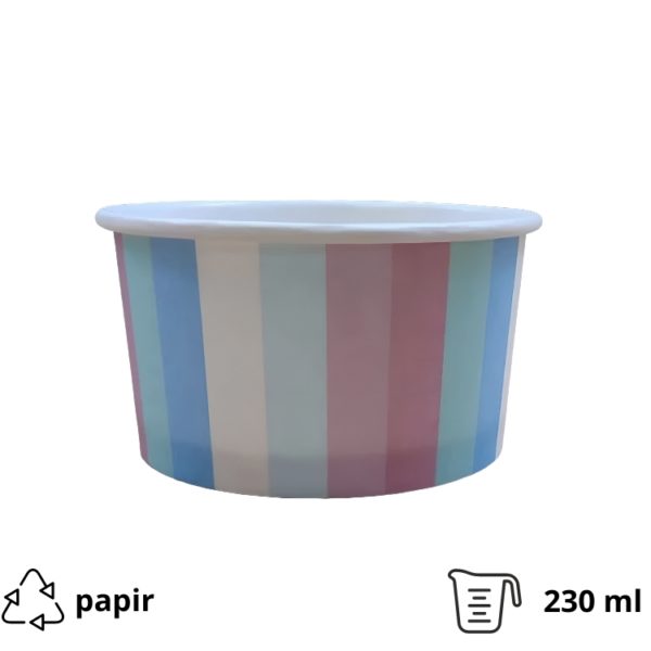 Papirnata skodelica 230 ml Trake 30 kom