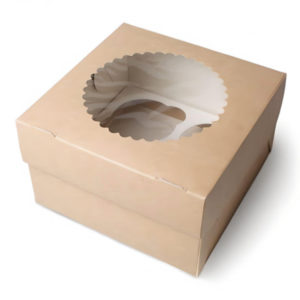 Kutija za muffine sa prozorom ECO MUF 160x160x100 mm (25 kom/pak)