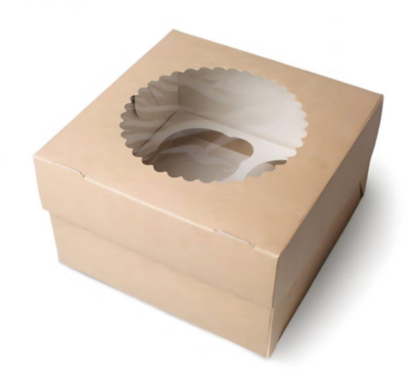 Kutija za muffine sa prozorom ECO MUF 4 160x160x100 mm (25 kom/pak)