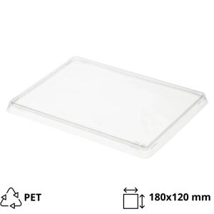 Poklopac za papirnatu posudu 1200 ml 180×120 mm proziran 50 kom