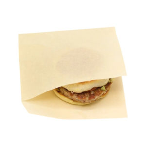 Vrećica za hamburgere L 190×190 mm kraft 1000 kom/pak