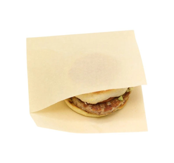Vrećica za hamburgere L 190×190 mm kraft 1000 kom/pak