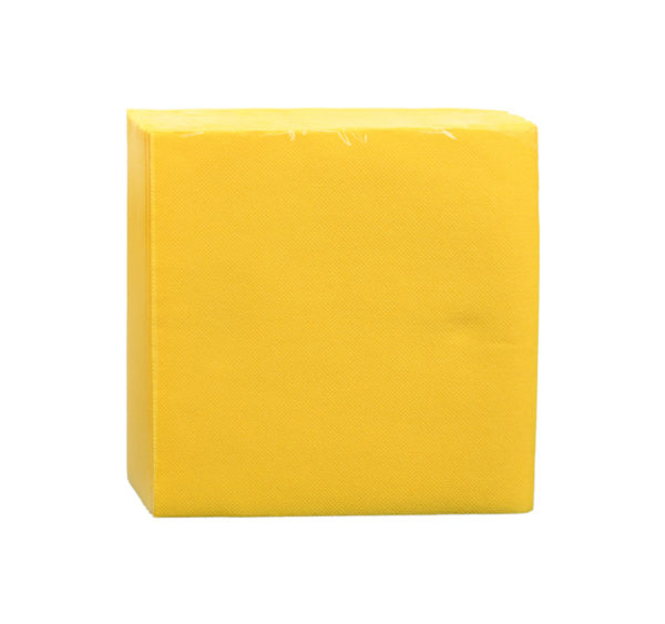 Papirnate salvete 2 sl 38×38 cm žute 40 l/pak