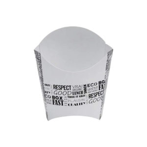 Kutija za pomfrit 130x80x135mm, Black&White [9 kom/pak]