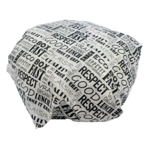 Papir za zamatanje hamburgere 330х250mm, Black&White (750 kom/pak)
